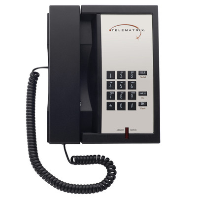 TeleMatrix 3300MWB 1-Line Analog Hotel Phone TeleMatrix 3300MWB 1-Line Analog Hotel Phone