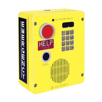 GAI-Tronics Red Alert Surface-Mount Emergency Phone w/Cold Weather Option & Keypad, 394AL-003 GAI-Tronics Red Alert Surface-Mount Emergency Phone w/Cold Weather Option & Keypad, 394AL-003