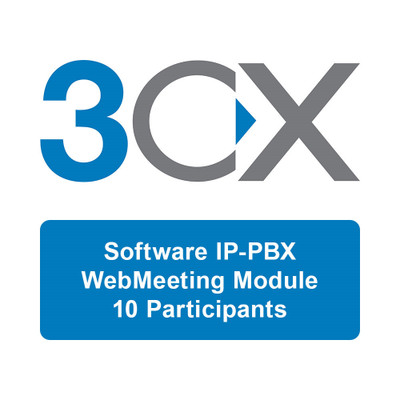 3CX WebMeeting for 10 Participants - 1 Year 3CX WebMeeting for 10 Participants - 1 Year