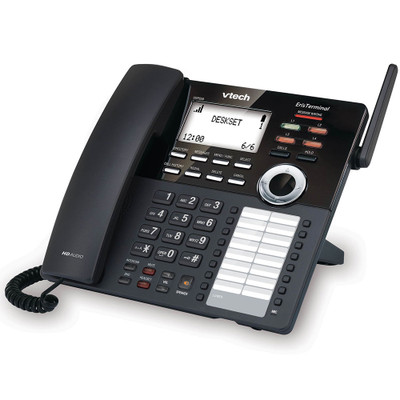 VTech ErisTerminal VDP658 4-Line SIP DECT Wireless Deskset - 80-1365-00 VTech ErisTerminal VDP658 4-Line SIP DECT Wireless Deskset - 80-1365-00