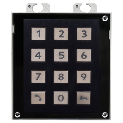 2N Helios IP Verso Intercom Module, Keypad, Black - 01254-001 2N Helios IP Verso Intercom Module, Keypad, Black - 01254-001