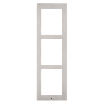 2N Helios IP Verso Intercom Mount, Surface Frame, 3 Modules, Nickel - 01291-001 2N Helios IP Verso Intercom Mount, Surface Frame, 3 Modules, Nickel - 01291-001