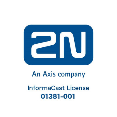 2N License, InformaCast - 01381-001 2N License, InformaCast - 01381-001