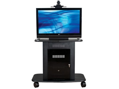 Avteq 42" Tall Cart Holds a Single 42" Display - GMP-300S-TT-1 Avteq 42" Tall Cart Holds a Single 42" Display - GMP-300S-TT-1