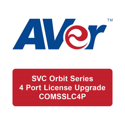 AVer SVC Series 4 Port Upgrade License - COMSSLC4P AVer SVC Series 4 Port Upgrade License - COMSSLC4P