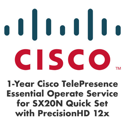 Cisco 1-Year SX20N Precision 12x Essential Service - CON-ECDN-CTSX2NK9