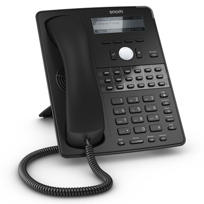 Snom lanza el nuevo teléfono fijo VoIP D717, con pantalla a