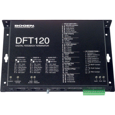 Bogen DFT120 Digital Feedback Terminator Bogen DFT120 Digital Feedback Terminator