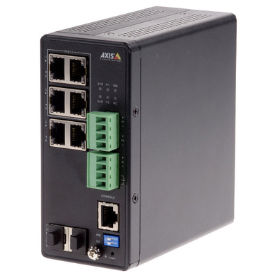 Axis T8504-R 4-Port Ruggedized Industrial High PoE Switch - 01633-001 Axis T8504-R 4-Port Ruggedized Industrial High PoE Switch - 01633-001