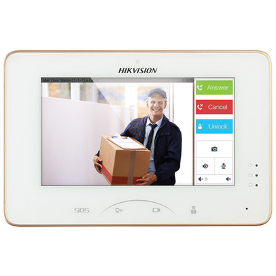 Hikvision DS-KH8301-WT Touchscreen Video Intercom Indoor Station Hikvision DS-KH8301-WT Touchscreen Video Intercom Indoor Station