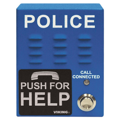 Viking E-1600-60A-EWP Blue Police Emergency Phone Viking E-1600-60A-EWP Blue Police Emergency Phone