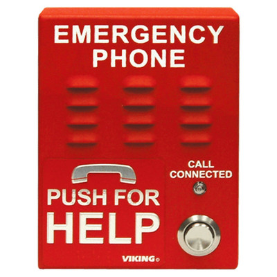 Viking E-1600-IP ADA-Compliant IP Emergency Phone, Red Viking E-1600-IP ADA-Compliant IP Emergency Phone, Red