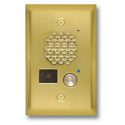 Viking E-50-PB Entry Phone with Camera in Brass Viking E-50-PB Entry Phone with Camera in Brass