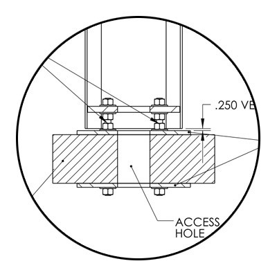 Talkaphone ETP-PDMK-4 Parking Deck Mounting Kit Talkaphone ETP-PDMK-4 Parking Deck Mounting Kit