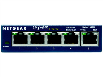 Netgear GS105 5-Port Gigabit Switch Netgear GS105 5-Port Gigabit Switch
