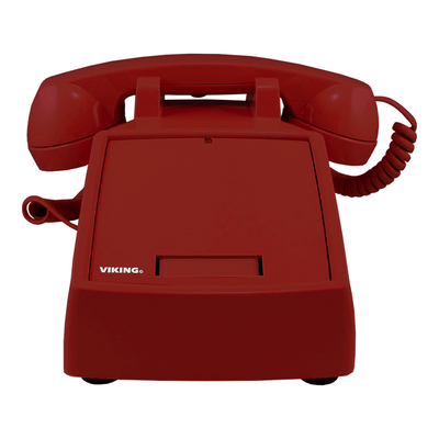 Viking K-1500P-D Analog Desk Phone in Red Viking K-1500P-D Analog Desk Phone in Red