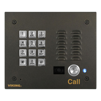 Viking K-1705-BN-IP VoIP Video Entry Phone with Keypad, Bronze Viking K-1705-BN-IP VoIP Video Entry Phone with Keypad, Bronze
