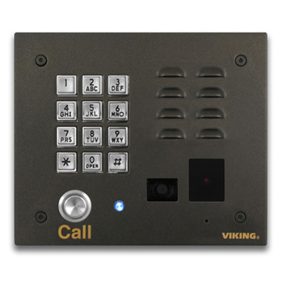 Viking K-1775-3-BN-EWP Video Entry Phone with Keypad & Card Reader, Bronze Viking K-1775-3-BN-EWP Video Entry Phone with Keypad & Card Reader, Bronze