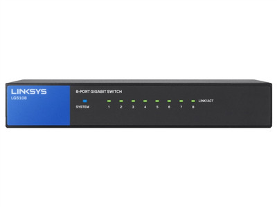 Linksys LGS108 8-Port Desktop Gigabit Switch Linksys LGS108 8-Port Desktop Gigabit Switch
