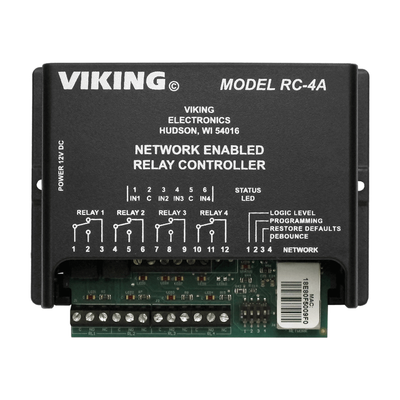 Viking RC-4A Network Enabled Relay Controller Viking RC-4A Network Enabled Relay Controller