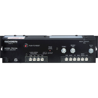 Bogen TPU15A Telephone Paging Amplifier Bogen TPU15A Telephone Paging Amplifier