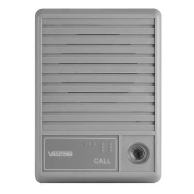 Valcom V-1074 Grey Doorplate Talkback Surface Speaker Valcom V-1074 Grey Doorplate Talkback Surface Speaker