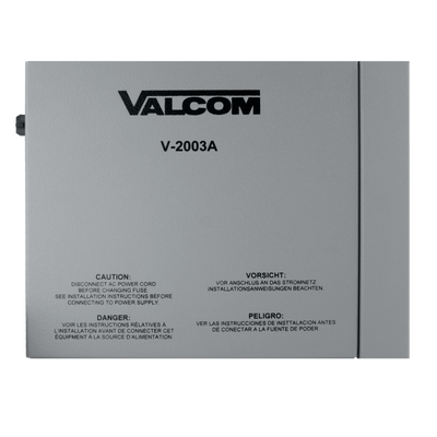 Valcom V-2003A 3-Zone Analog Page Control Valcom V-2003A 3-Zone Analog Page Control