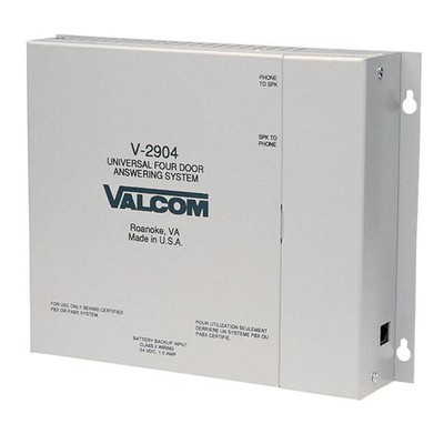 Valcom V-2904 4-Door Unlocking Control Valcom V-2904 4-Door Unlocking Control