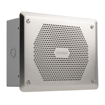 Valcom V-9805 FlexHorn Flush Enclosure & Faceplate Valcom V-9805 FlexHorn Flush Enclosure & Faceplate