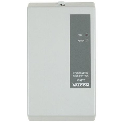 Valcom V-9970 Station-Level One-Way Page Control Valcom V-9970 Station-Level One-Way Page Control