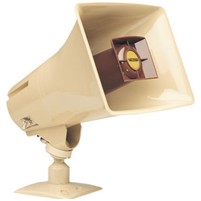 Valcom VIP-130AL-BGE One-Way IP Horn Speaker, Beige Valcom VIP-130AL-BGE One-Way IP Horn Speaker, Beige