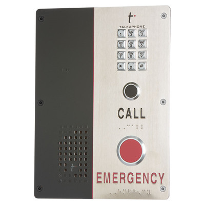 Talkaphone VOIP-600ECK Flush-Mount 2-Button Keypad Outdoor IP Emergency Station Talkaphone VOIP-600ECK Flush-Mount 2-Button Keypad Outdoor IP Emergency Station