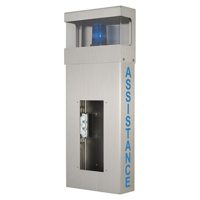 Aiphone WB-HA Wall Box with Hooded Light & Assistance Lettering Aiphone WB-HA Wall Box with Hooded Light & Assistance Lettering