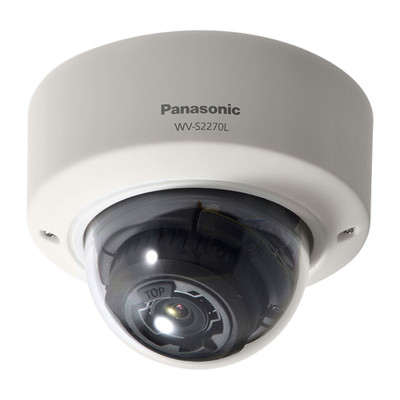 Panasonic WV-S2211L 720p IR Vandal Indoor Dome IP Camera