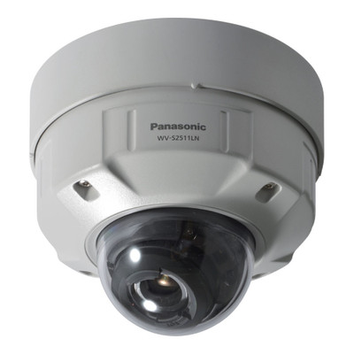 Panasonic WV-S2511LN 720p IR Vandal Outdoor Dome IP Camera Panasonic WV-S2511LN 720p IR Vandal Outdoor Dome IP Camera