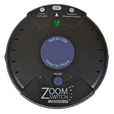 ZoomSwitch ZMS20-UC USB Headset Switch ZoomSwitch ZMS20-UC USB Headset Switch