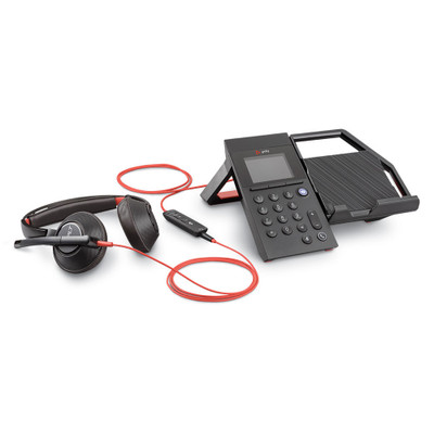 Poly Elara 60 W Mobile Phone Station with Blackwire 5220 Headset Poly Elara 60 W Mobile Phone Station with Blackwire 5220 Headset