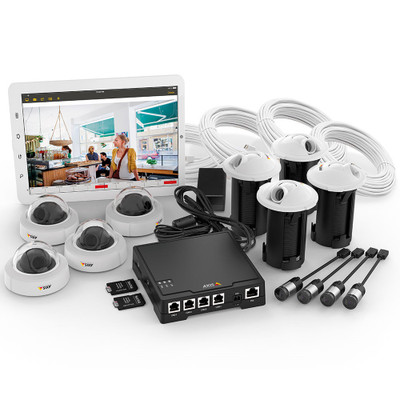 Axis F34 IP Surveillance System with 4x F1004 Sensor Units - 0779-004 Axis F34 IP Surveillance System with 4x F1004 Sensor Units - 0779-004