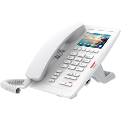 Fanvil H5W Wi-Fi IP Hotel Phone in White, Left Fanvil H5W Wi-Fi IP Hotel Phone in White, Left
