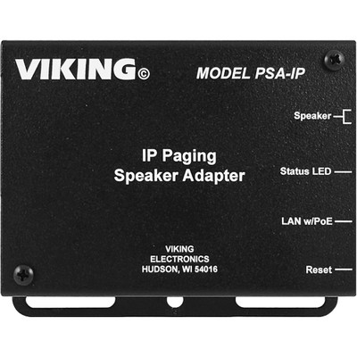 Viking PSA-IP IP Paging Speaker Adapter Viking PSA-IP IP Paging Speaker Adapter