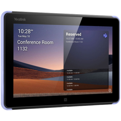 Yealink RoomPanel Scheduling Panel, Right, Purple Yealink RoomPanel Scheduling Panel, Right, Purple