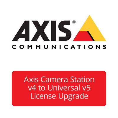 Axis Camera Station v4 to Universal v5 License Upgrade - 0879-040 Axis Camera Station v4 to Universal v5 License Upgrade - 0879-040