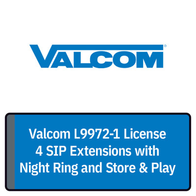 Valcom L9972-1 License Valcom L9972-1 License