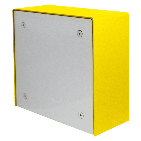 Viking VE-5x5-PNL-NRYL Surface Mount Box with Panel, Yellow