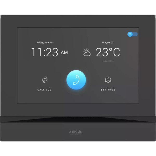 Axis I5304 Black Network Answering Unit, Front