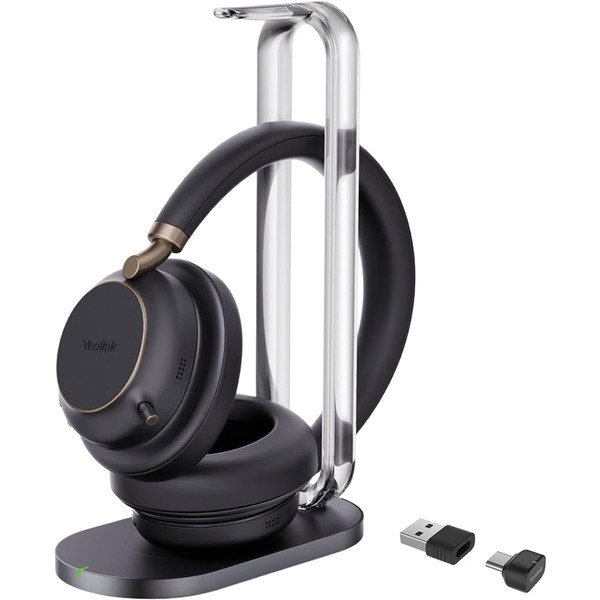 Yealink BH76 Plus Teams on Charging Stand