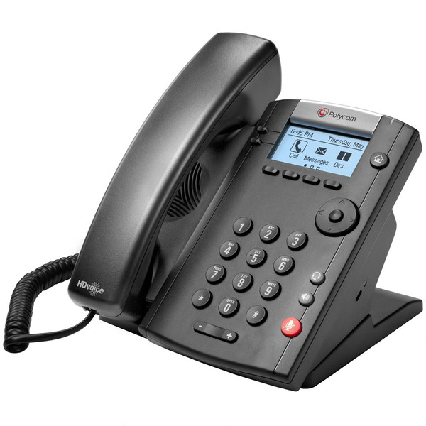 Polycom VVX 201 IP Phone, Skype for Business Edition - 2200-40450-019