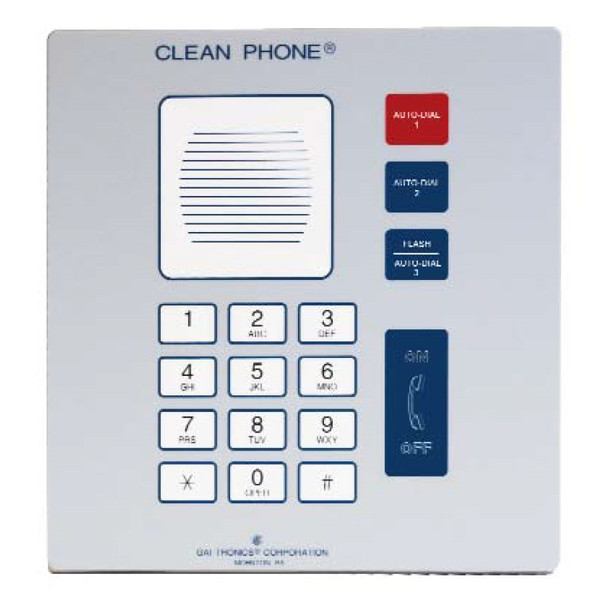 GAI-Tronics Flush-Mount VoIP Clean Phone, 295-702F