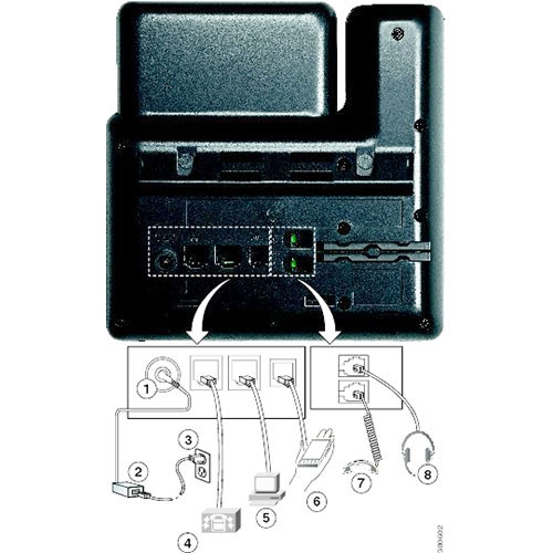Cisco 7841 4-Line VoIP Phone - CP-7841-K9