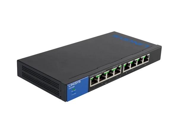 LINKSYS LGS108P 8ポート PoE+ スイッチングハブ Linksys LGS108P 8-Port Desktop Gigabit PoE Switch - IP Phone Warehouse